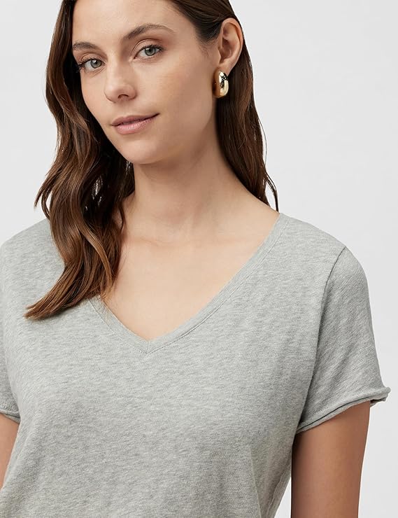 Premium Organic Cotton V Neck Tee